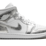 Air Jordan 1 Mid SE WMNS "Metallic Silver" FN5031 100