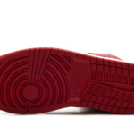 Air Jordan 1 Mid WMNS "Red Cracked Leather" HJ9337 106