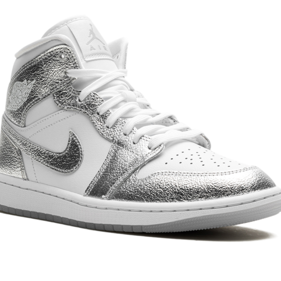 Air Jordan 1 Mid SE WMNS "Metallic Silver" FN5031 100