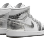 Air Jordan 1 Mid SE WMNS "Metallic Silver" FN5031 100