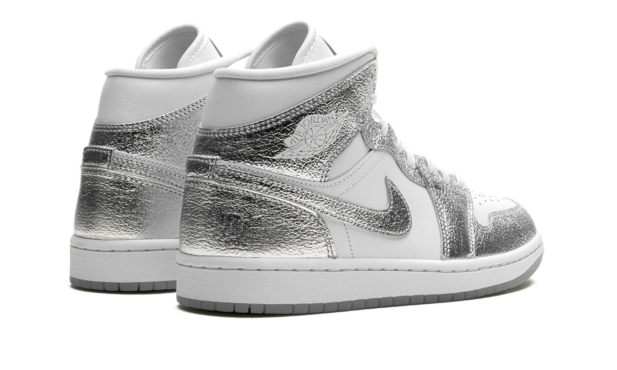 Air Jordan 1 Mid SE WMNS "Metallic Silver" FN5031 100