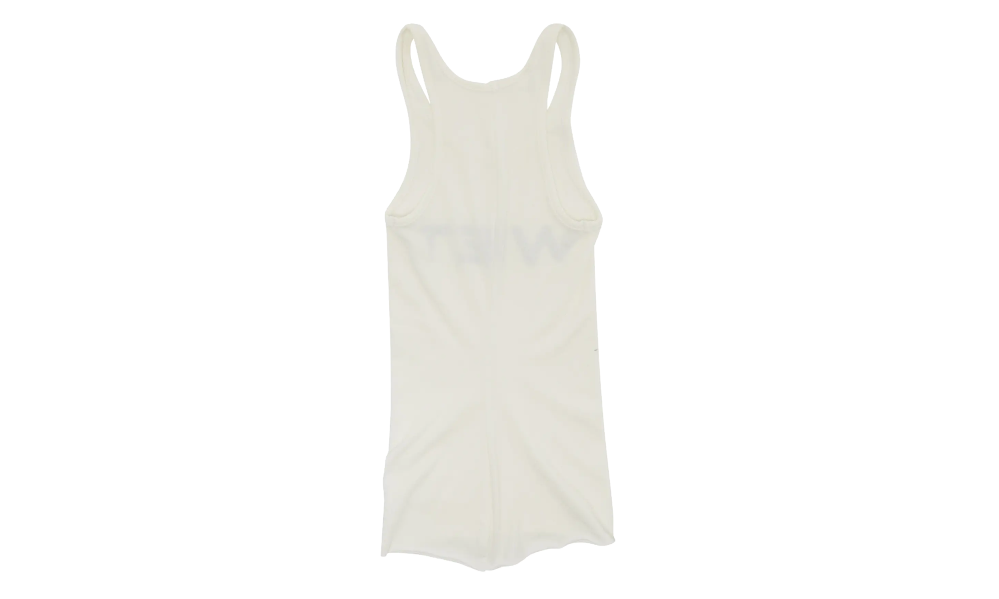 Mowalola Wet Tank Top "White" T303GD PFD
