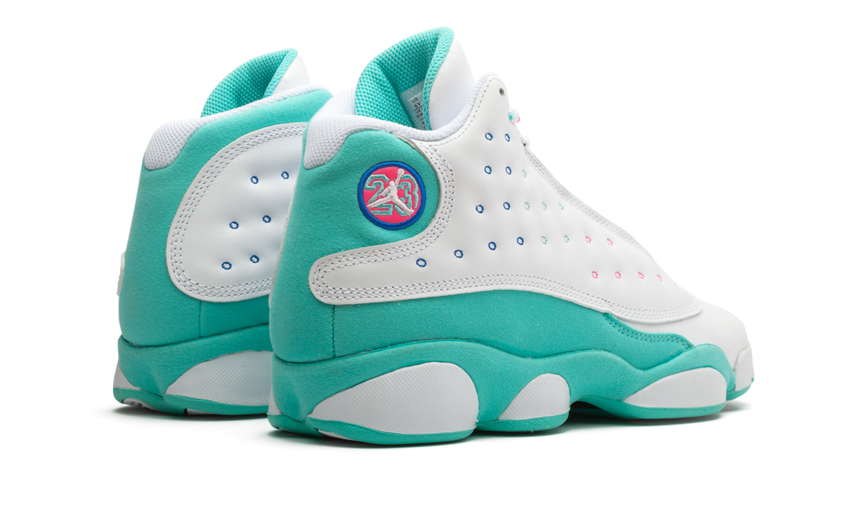 Air Jordan 13 GS "Aurora Green" 439358 100