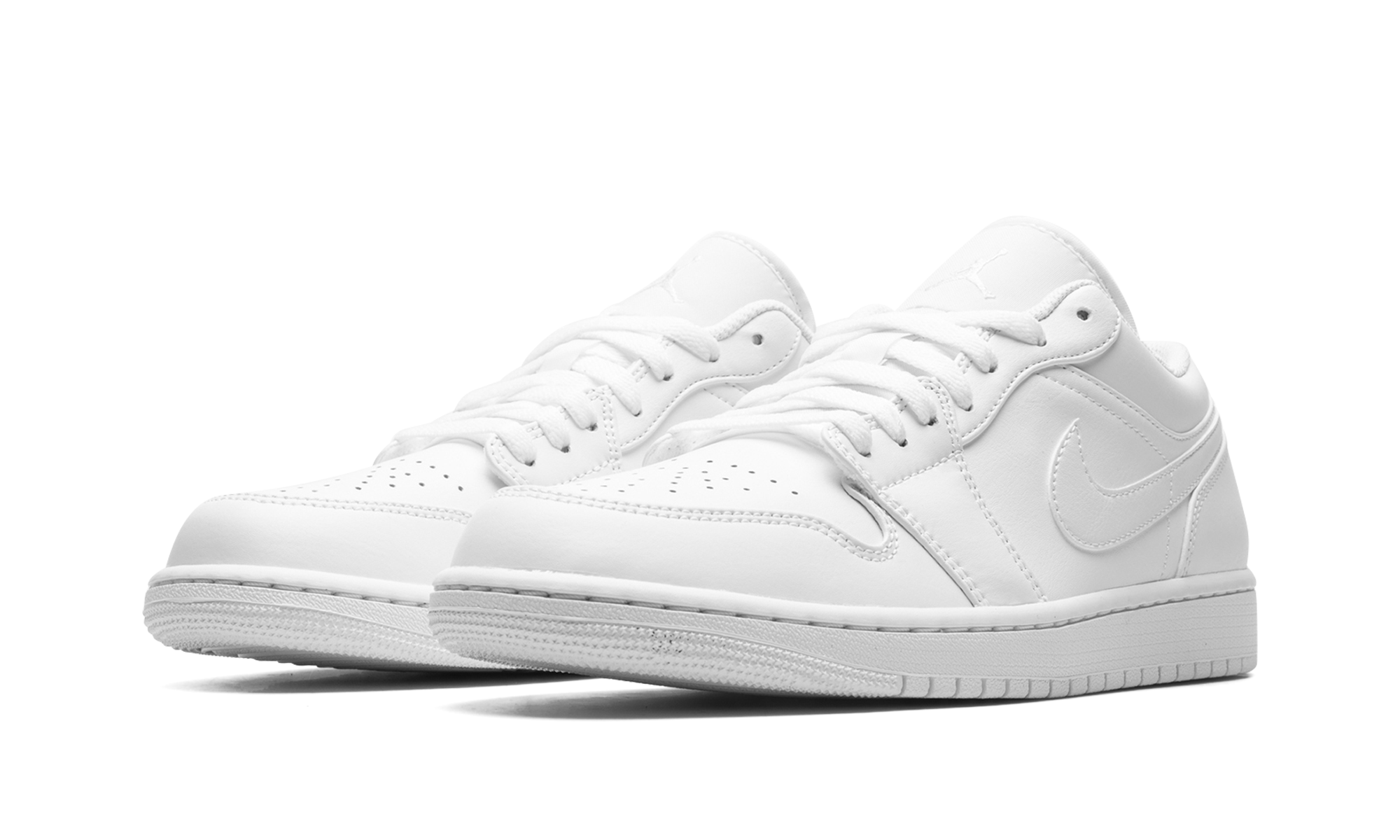 Air Jordan 1 Low "Triple White" 553558 136