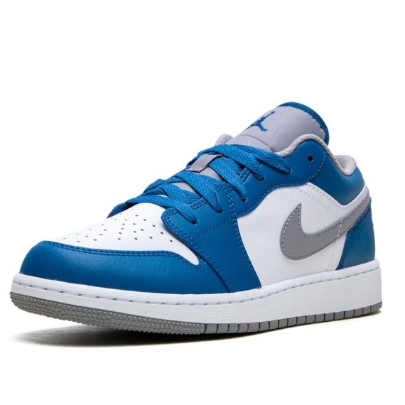 Air Jordan 1 Low GS "True Blue" 553560 412
