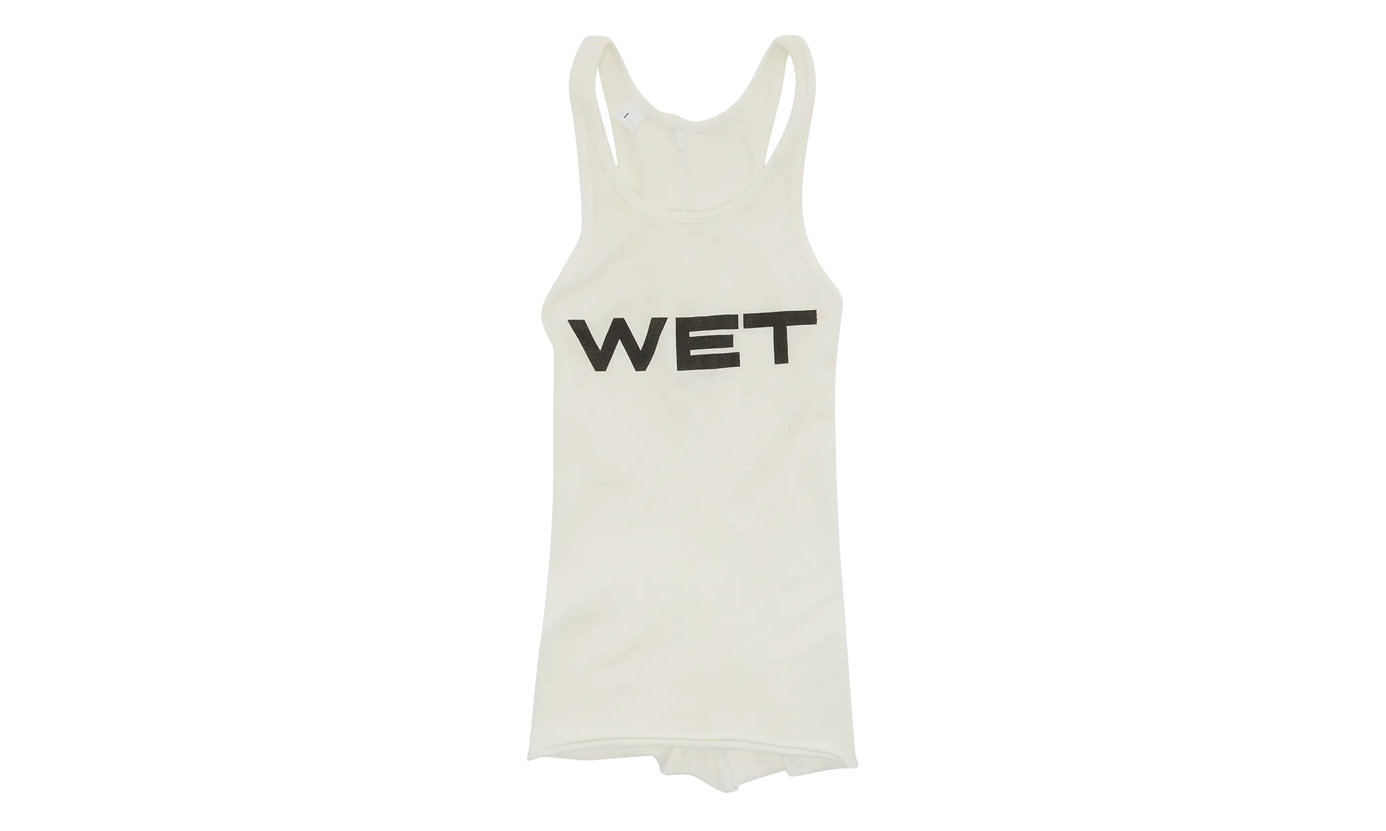 Mowalola Wet Tank Top "White" T303GD PFD