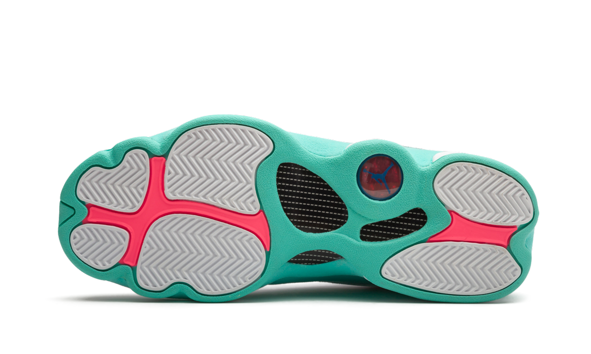 Air Jordan 13 GS "Aurora Green" 439358 100