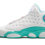 Air Jordan 13 GS "Aurora Green" 439358 100