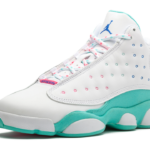 Air Jordan 13 GS "Aurora Green" 439358 100