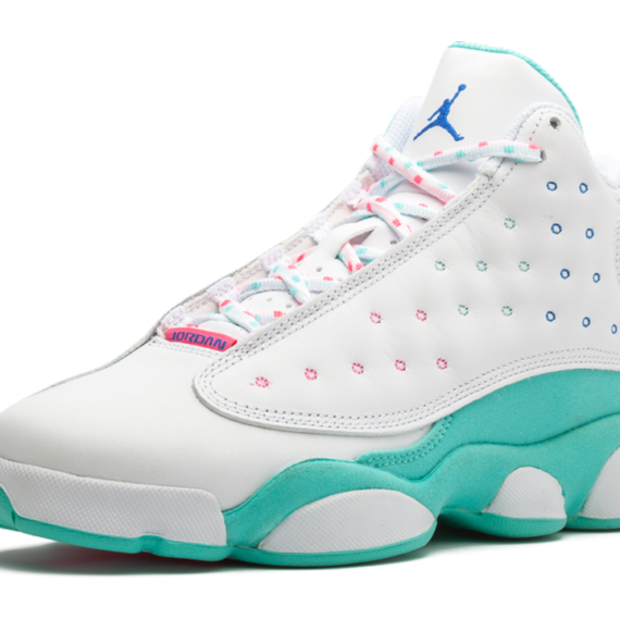 Air Jordan 13 GS "Aurora Green" 439358 100
