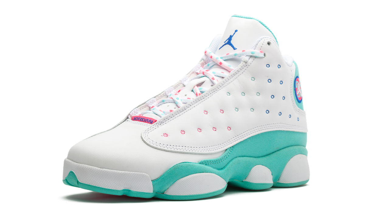 Air Jordan 13 GS "Aurora Green" 439358 100