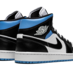 AIR JORDAN 1 MID WMNS "Black / White / University Blue" BQ6472 102