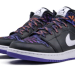 Air Jordan 1 Mid SE GS "Tiger Stripe" AV5174 005