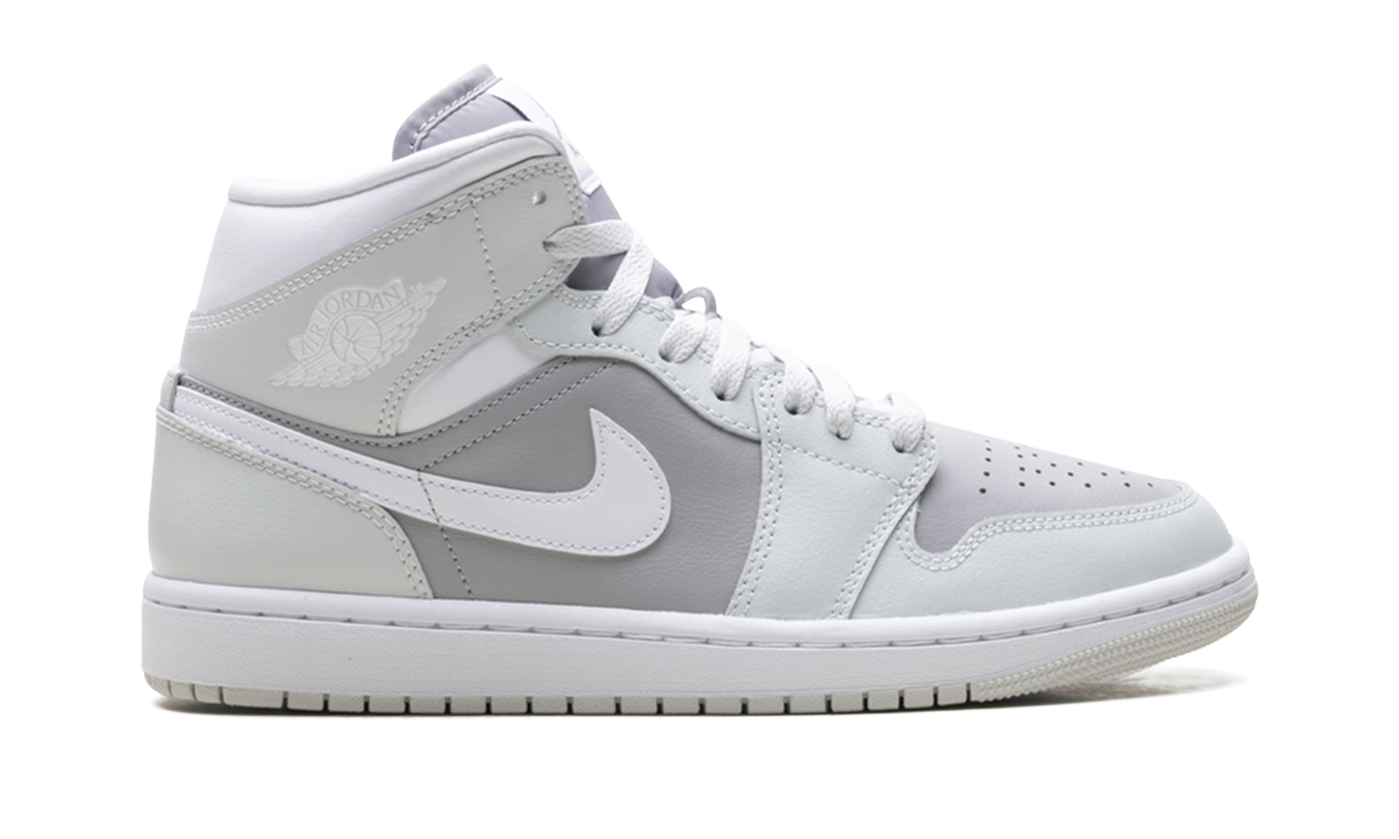 Air Jordan 1 Mid WMNS "Photon Dust Atmosphere Grey" BQ6472 008
