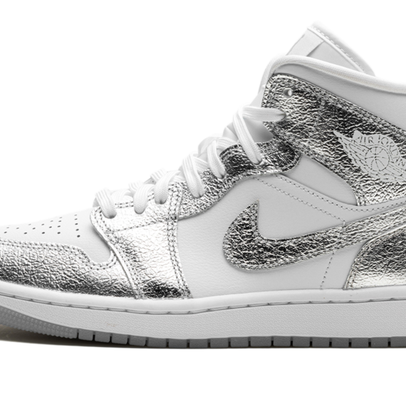 Air Jordan 1 Mid SE WMNS "Metallic Silver" FN5031 100