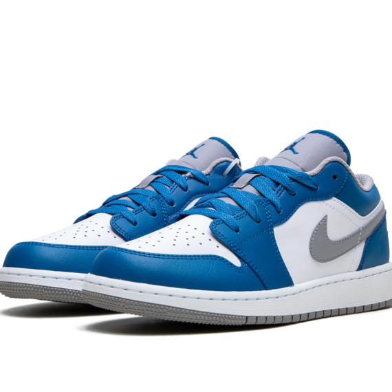 Air Jordan 1 Low GS "True Blue" 553560 412