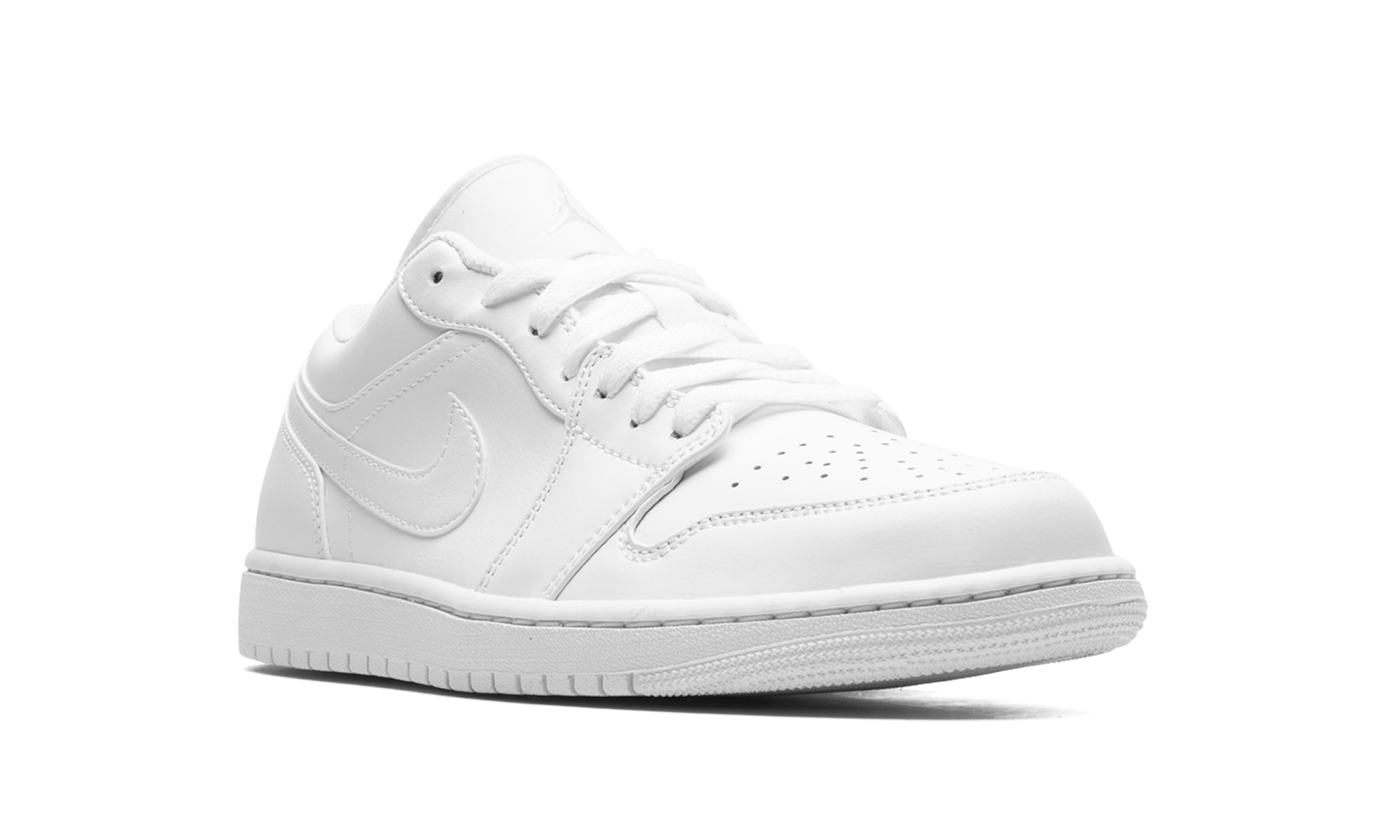 Air Jordan 1 Low "Triple White" 553558 136