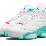 Air Jordan 13 GS "Aurora Green" 439358 100