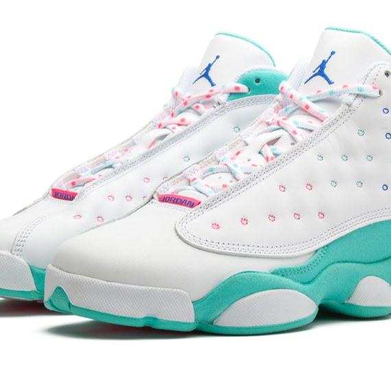 Air Jordan 13 GS "Aurora Green" 439358 100
